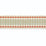 Schumacher Eugenie Picot-Edge Braid Ivory/Azure/Copper Trim B107-16