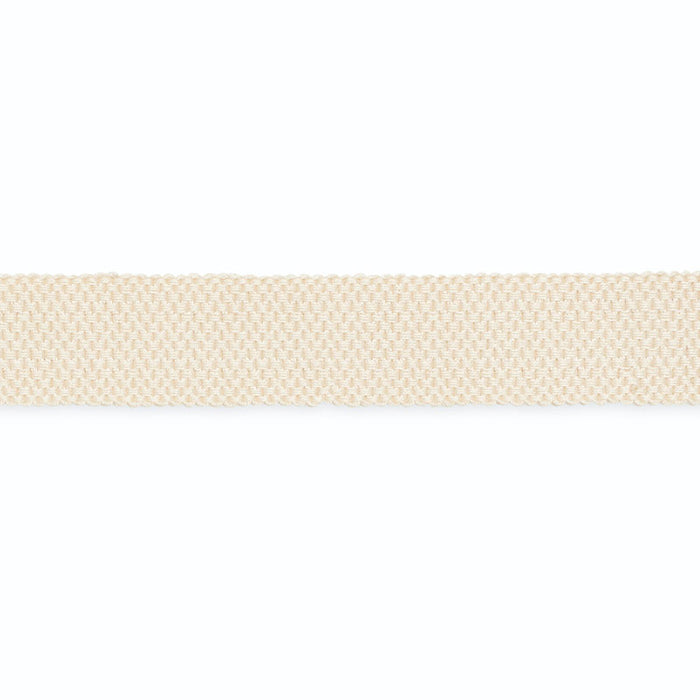 Schumacher Berber Cotton Braid 1" Natural Trim Sample B127B