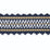 Schumacher Nikita Braid Midnight/Cashew Trim B181-11