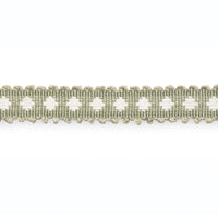 Schumacher Marlis Braid Bay Leaf/Ivory Trim B203-3