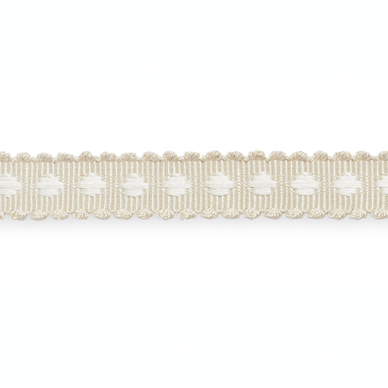 Schumacher Marlis Braid Ivory/Snow Trim Sample B203-4