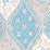 China Seas Balinese Batik New Blue Cream Wallpaper 6630-01WP