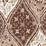 China Seas Balinese Batik Brown Cream Wallpaper Sample 6630-09WP