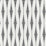 Seabrook Designs Diamond Stripe Black Satin & Pearl Wallpaper Sample BD50610
