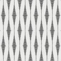 Seabrook Designs Diamond Stripe Black Satin & Pearl Wallpaper BD50610