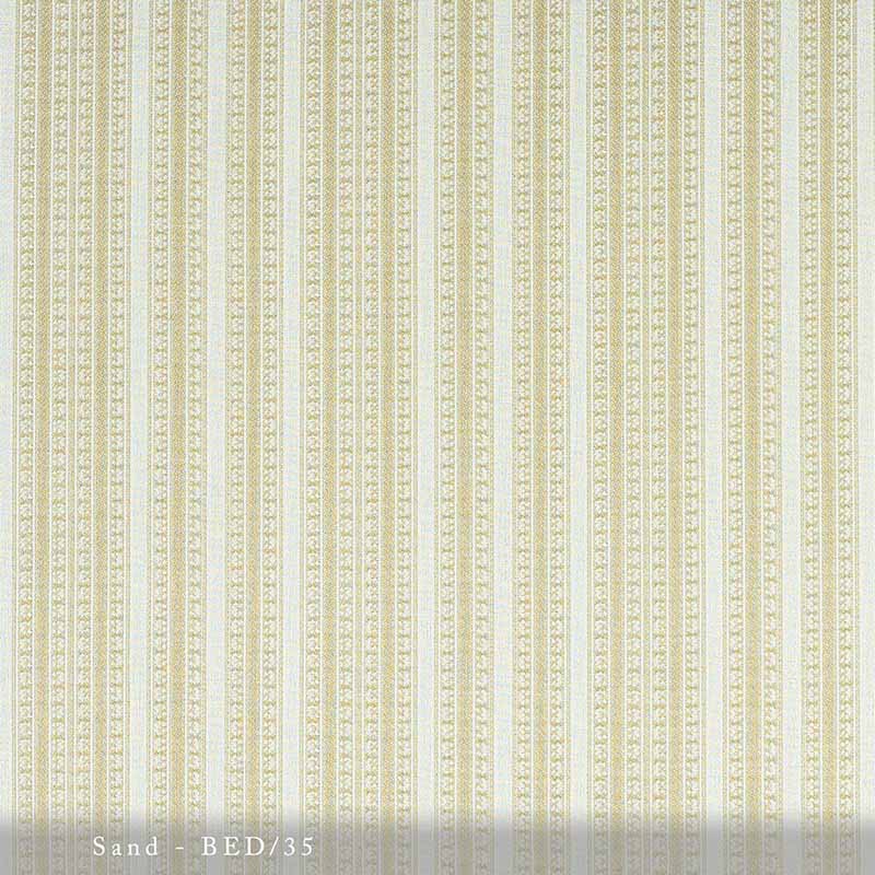 Lisa Fine Bedouin Stripe - Performance Sand Fabric Sample BED-35