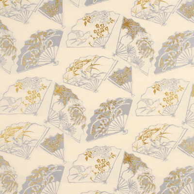 GP & J Baker Fans Silver Fox Fabric Sample BF10314.905.0