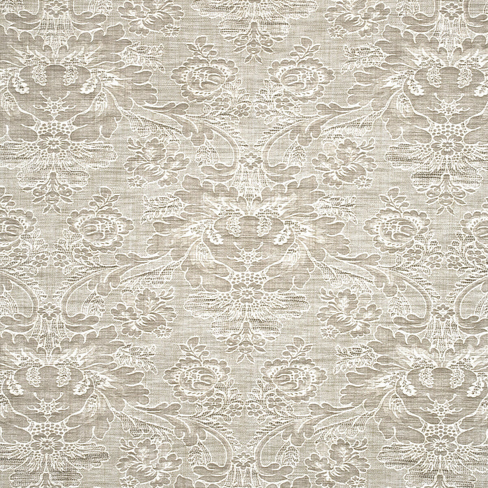 GP & J Baker Hartbury Damask Ivory Fabric Sample BF10427.104.0