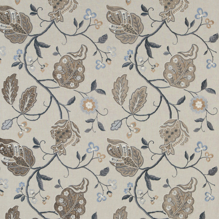 GP & J Baker Calthorpe Indigo Fabric BF10531.1.0