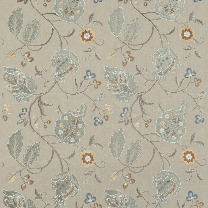 GP & J Baker Calthorpe Aqua Fabric BF10531.3.0