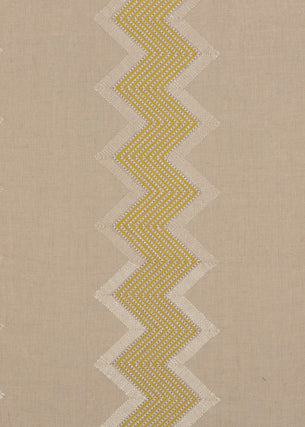 GP & J Baker Farley Stripe Gilt Fabric Sample BF10588.2.0