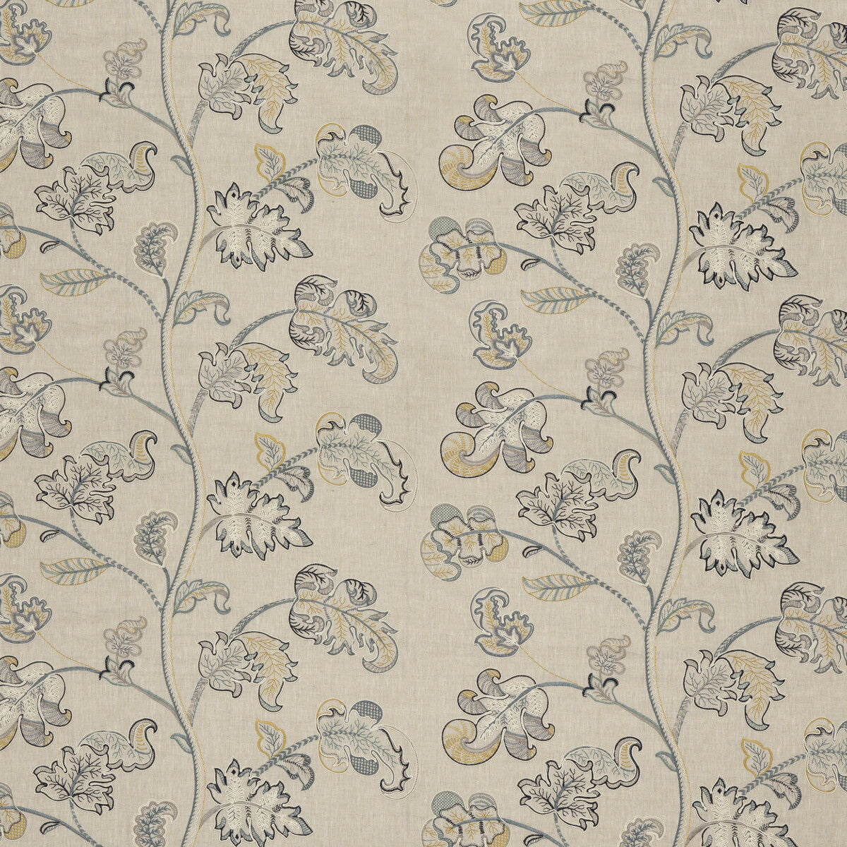 GP & J Baker Alderwood Soft Blue Fabric BF10769.3.0