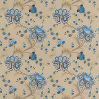 GP & J Baker Elvington Indigo Fabric BF10791.1.0