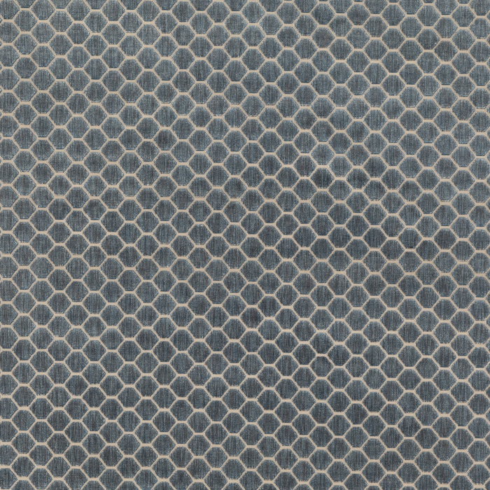 GP & J Baker Swanbourne Blue Fabric Sample BF10879.660.0