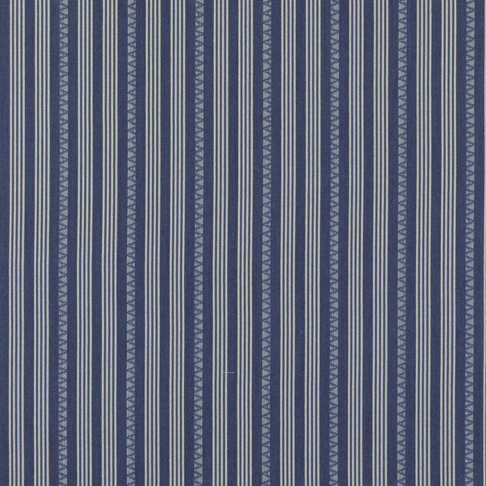 GP & J Baker Kilim Stripe Blue Fabric Sample BF10911.1.0