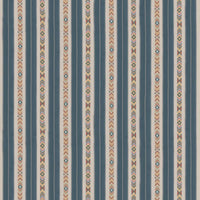 GP & J Baker Ashlar Stripe Blue Fabric BF10943.1.0