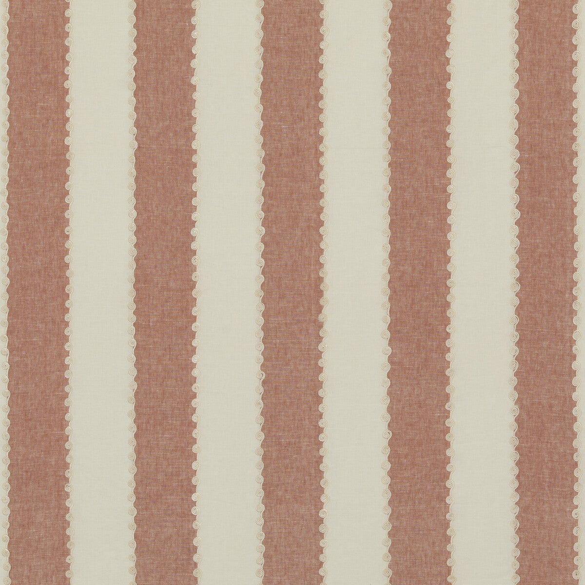 GP & J Baker Ashmore Stripe Red Fabric BF10944.450.0