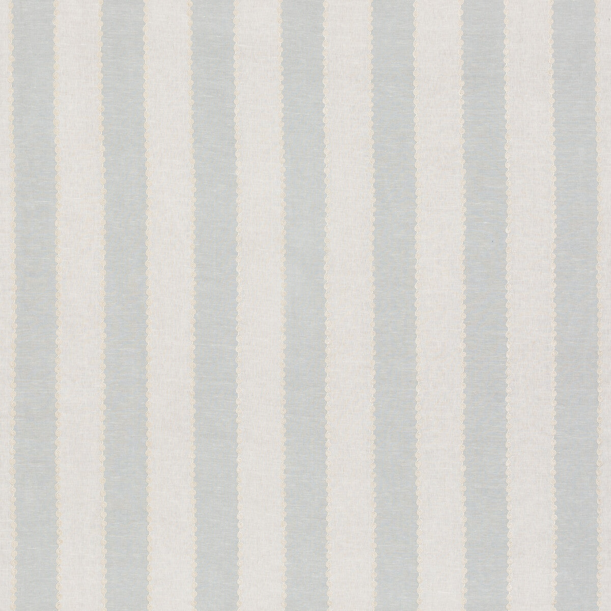 GP & J Baker Ashmore Stripe Aqua Fabric Sample BF10944.725.0