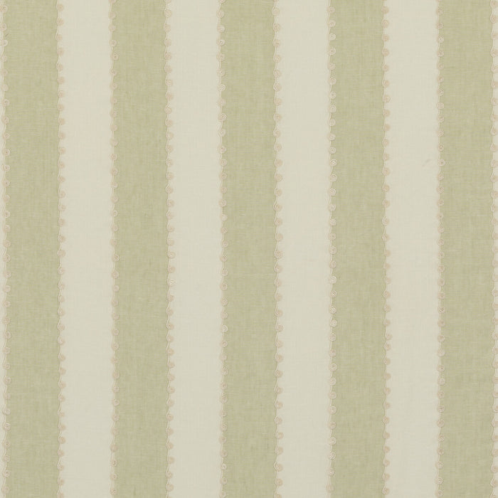 GP & J Baker Ashmore Stripe Green Fabric BF10944.735.0