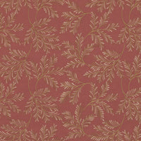 GP & J Baker Chelsea Fern Red Fabric BF10945.450.0