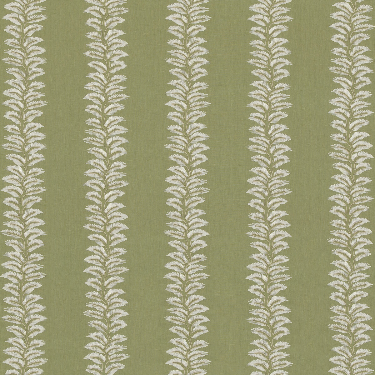 GP & J Baker New Bradbourne Green Fabric Sample BF10946.735.0