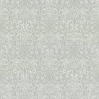 GP & J Baker Fritillerie Embroidery Aqua Fabric BF10996.2.0