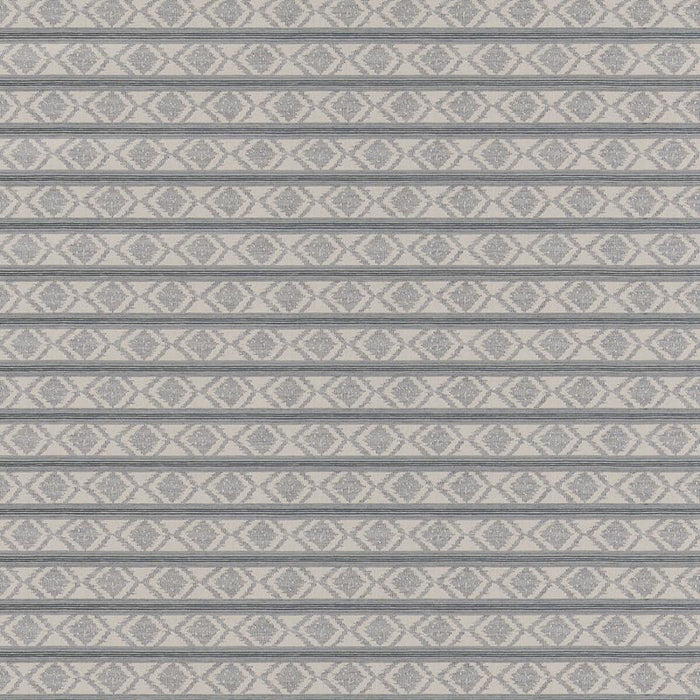 GP & J Baker Burford Stripe Blue Fabric Sample BF11034.2.0