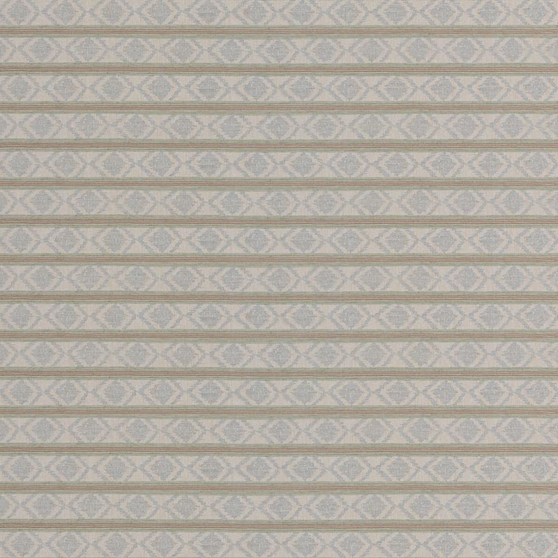 GP & J Baker Burford Stripe Aqua Fabric Sample BF11034.6.0