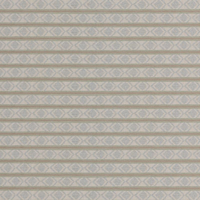 GP & J Baker Burford Stripe Aqua Fabric Sample BF11034.6.0