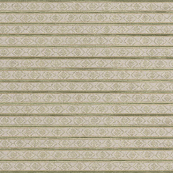 GP & J Baker Burford Stripe Green Fabric Sample BF11034.8.0