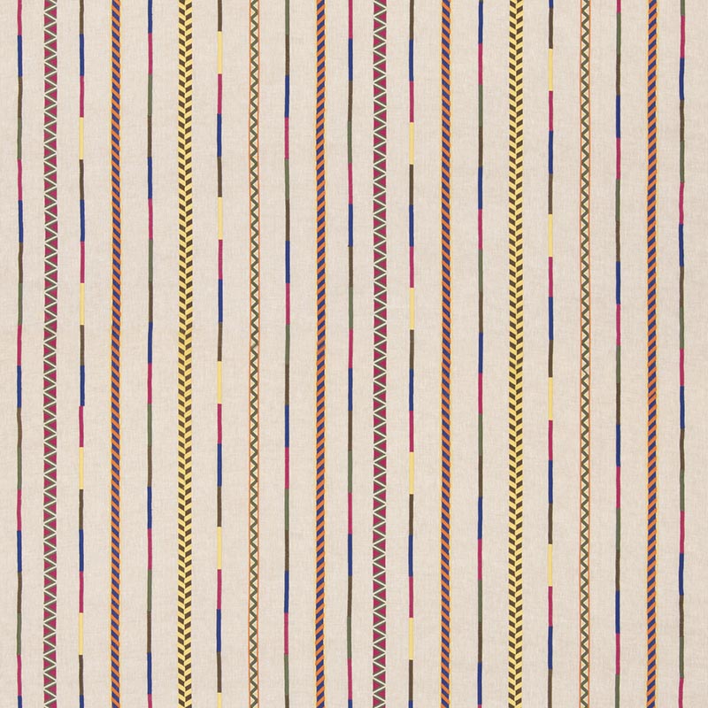 GP & J Baker Backdrop Fuchsia/Blue Fabric BF11053.1.0