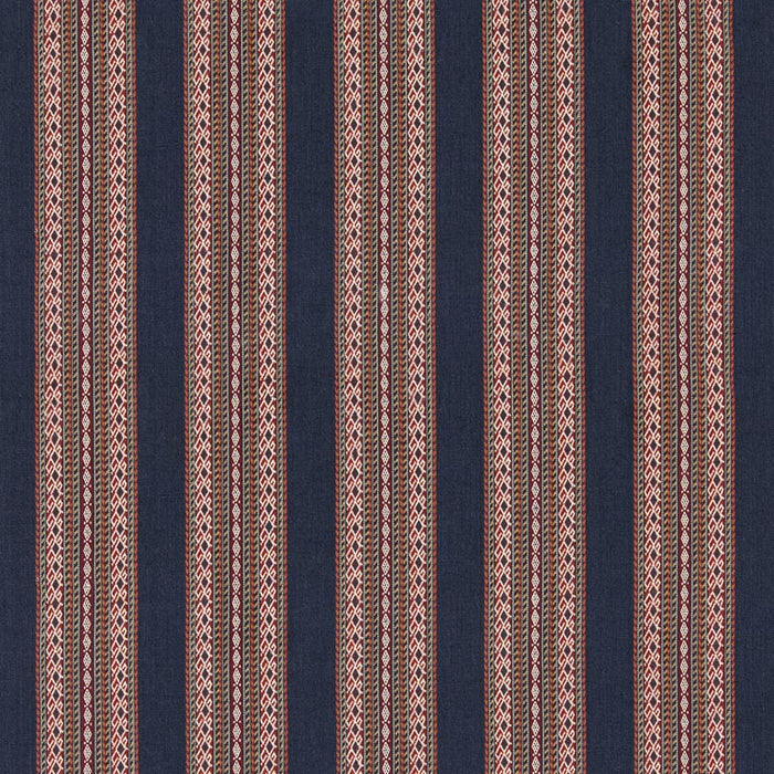 GP & J Baker Worlds Apart Indigo Fabric Sample BF11059.2.0