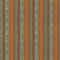 GP & J Baker Bunty Orange/Green Fabric BF11062.3.0