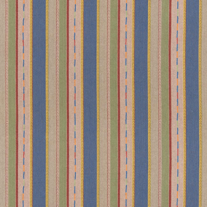 GP & J Baker Bunty Blue/Green Fabric Sample BF11062.4.0