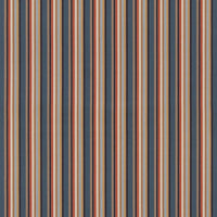 GP & J Baker Wild One Indigo/Cocoa Fabric BF11063.2.0