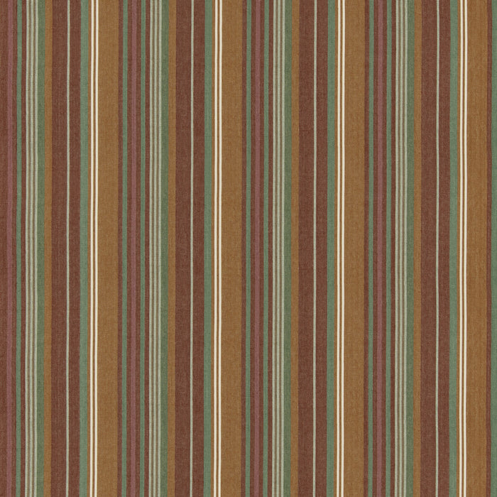 GP & J Baker Petra Stripe Red/Green Fabric BF11082.1.0