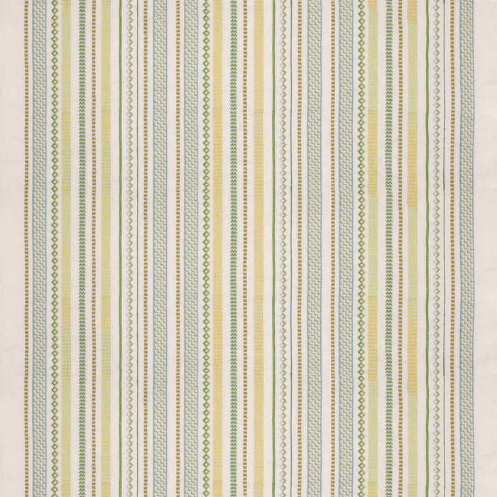 GP & J Baker Tudor Stripe Green Fabric BF11097.1.0
