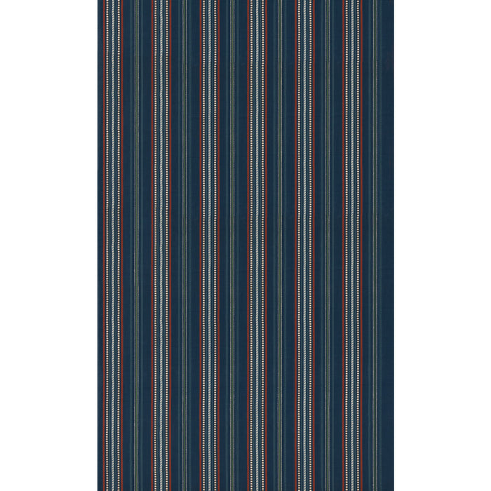 GP & J Baker Rufus Stripe Indigo Fabric Sample BF11115.680.0