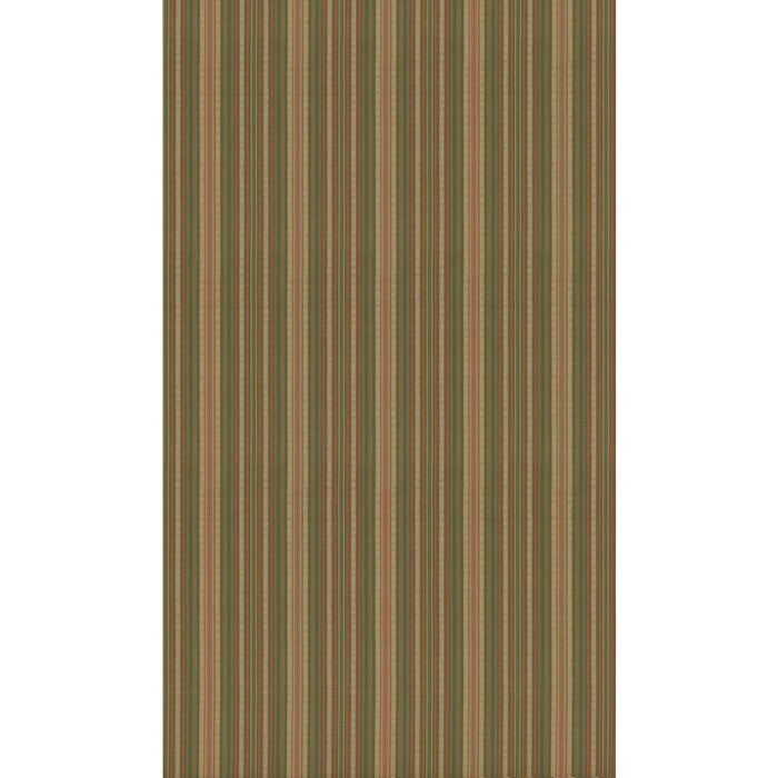 GP & J Baker Symington Stripe Green/Coral Fabric Sample BF11116.6.0
