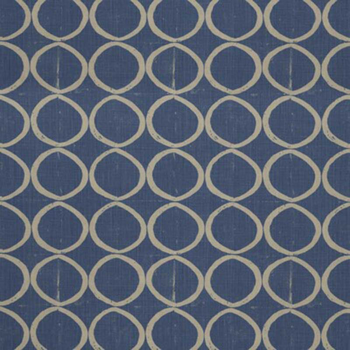 Lee Jofa Circles Azure Fabric Sample BFC-3665.5.0