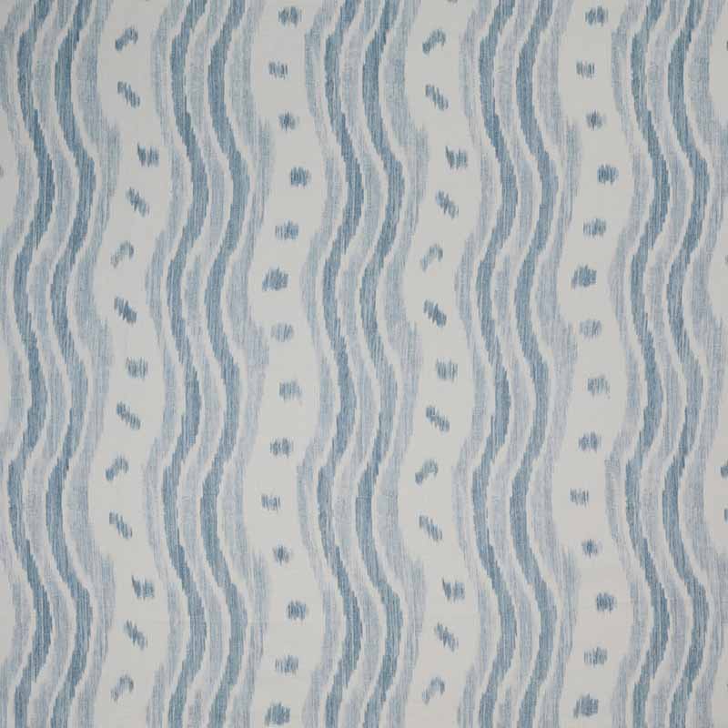 Lee Jofa Ikat Stripe Pale Blue Fabric Sample BFC-3687.1115.0
