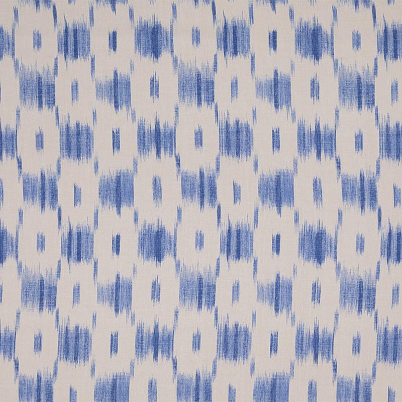 Lee Jofa Ikat Check Blue Fabric Sample BFC-3702.505.0
