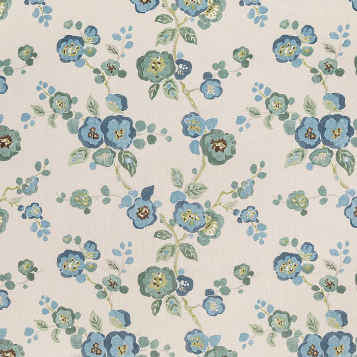 Lee Jofa Hana Blue Green Fabric Sample BFC-3705.523.0