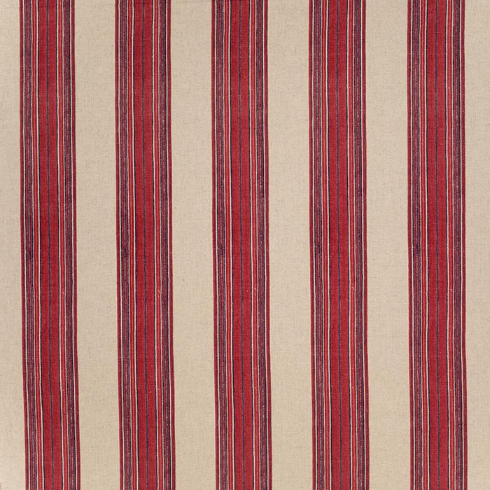 Lee Jofa Mifflin Stripe Red Fabric Sample BFC-3709.19.0