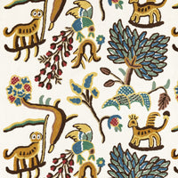Old World Weavers Fables - Jawahar Crewel Blue / Multi Fabric BH00310001