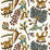 Old World Weavers Fables - Jawahar Crewel Blue / Multi Fabric BH00310001