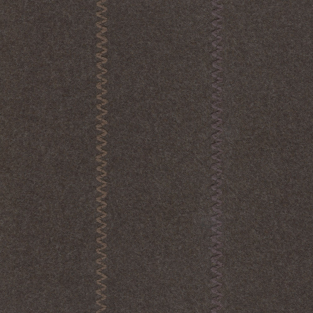 Maya Romanoff Blanket Zig Zag Heathered Brown/Mushroom Wallpaper Sample MR-BK-03-3X02