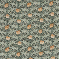GP & J Baker Tulip & Jasmine Teal Fabric BP10622.3.0