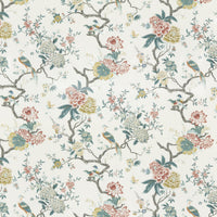 GP & J Baker Oriental Bird Signature Teal Fabric BP10771.5.0
