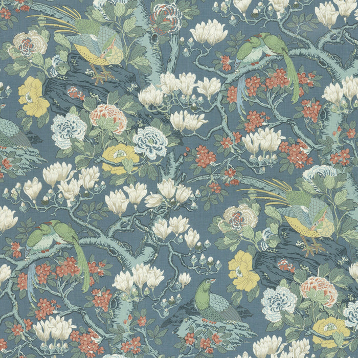 GP & J Baker Rockbird Signature Teal Fabric BP10773.1.0